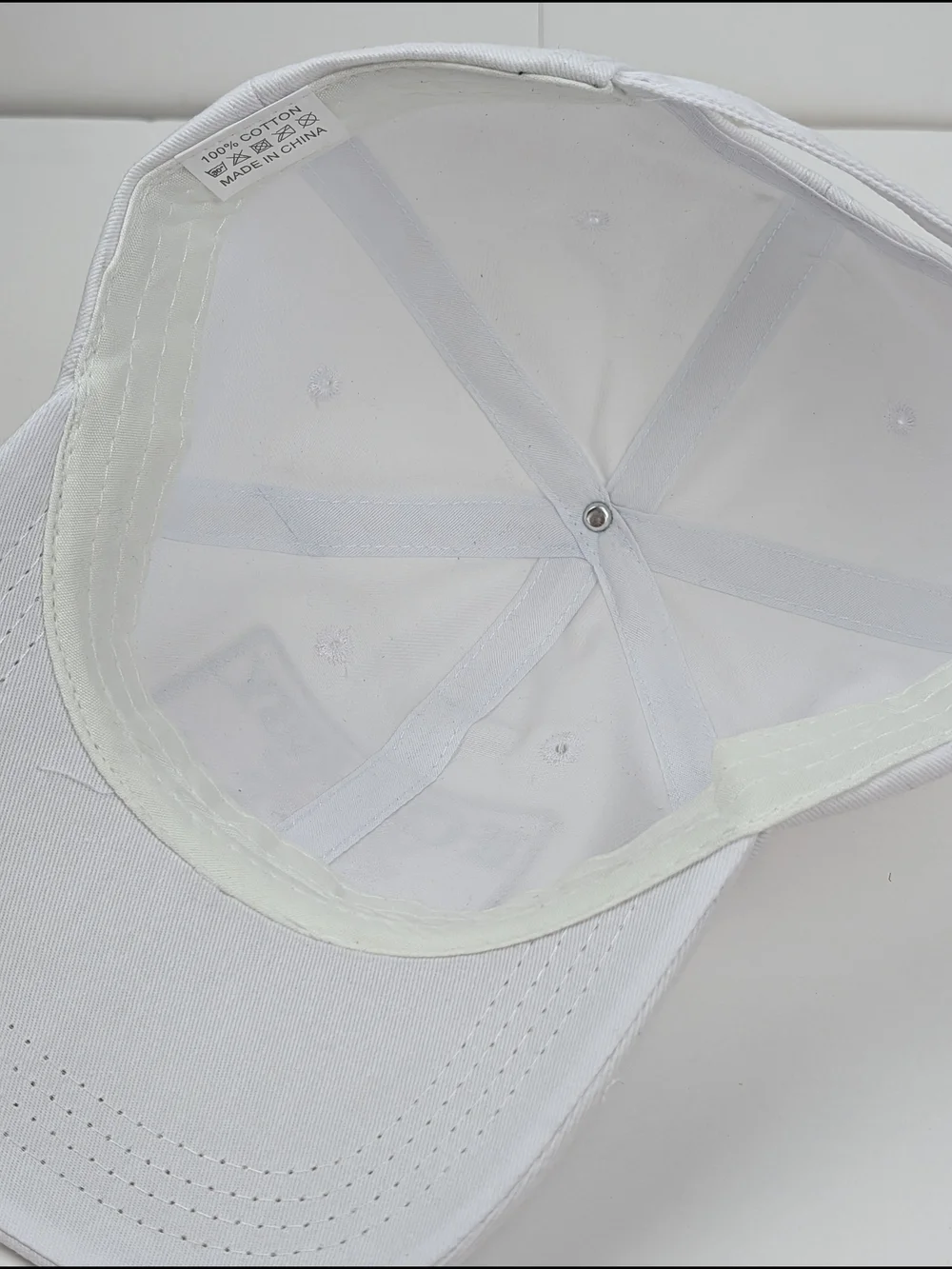 White Ball Cap with Pink Crab Patch - 'IF CRABBY Return to the Beach', NEW
